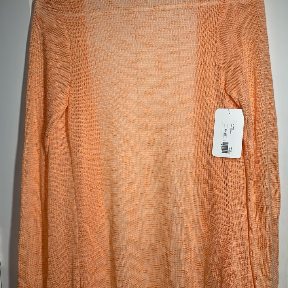 Chris & Carol cardigan orange size small NWT